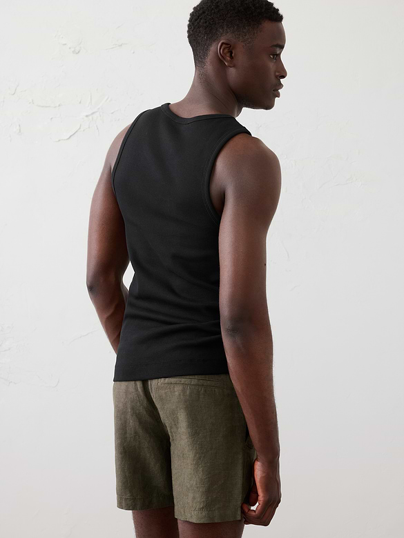 Fitted Mini Ribbed Tank