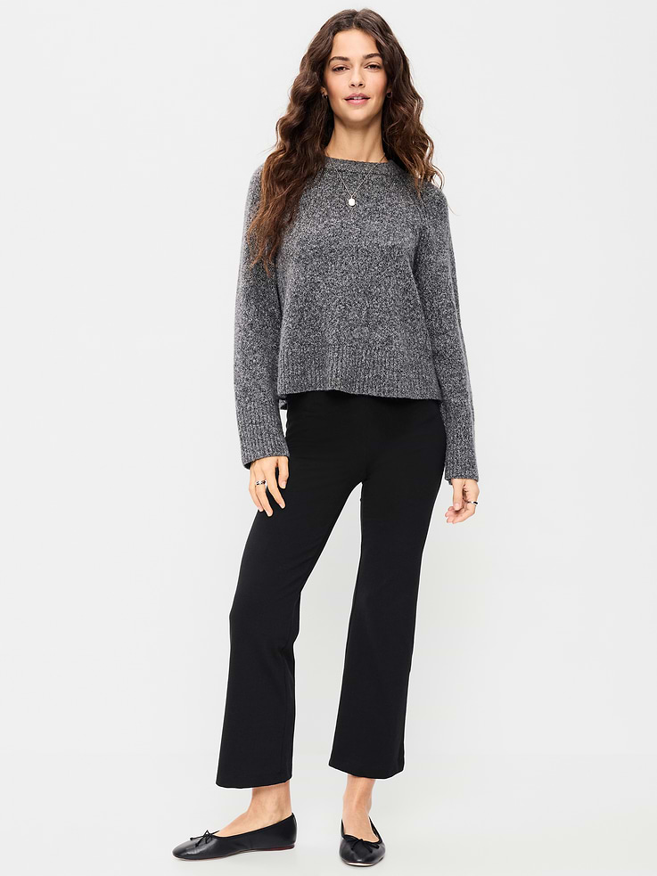 Image number 1 showing, High-Waisted Fashion Kick Flare Leggings