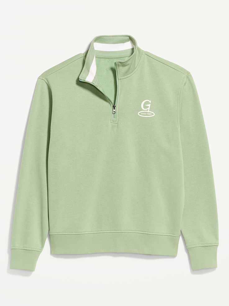 Image number 4 showing, Rotation Fleece Graphic Quarter Zip
