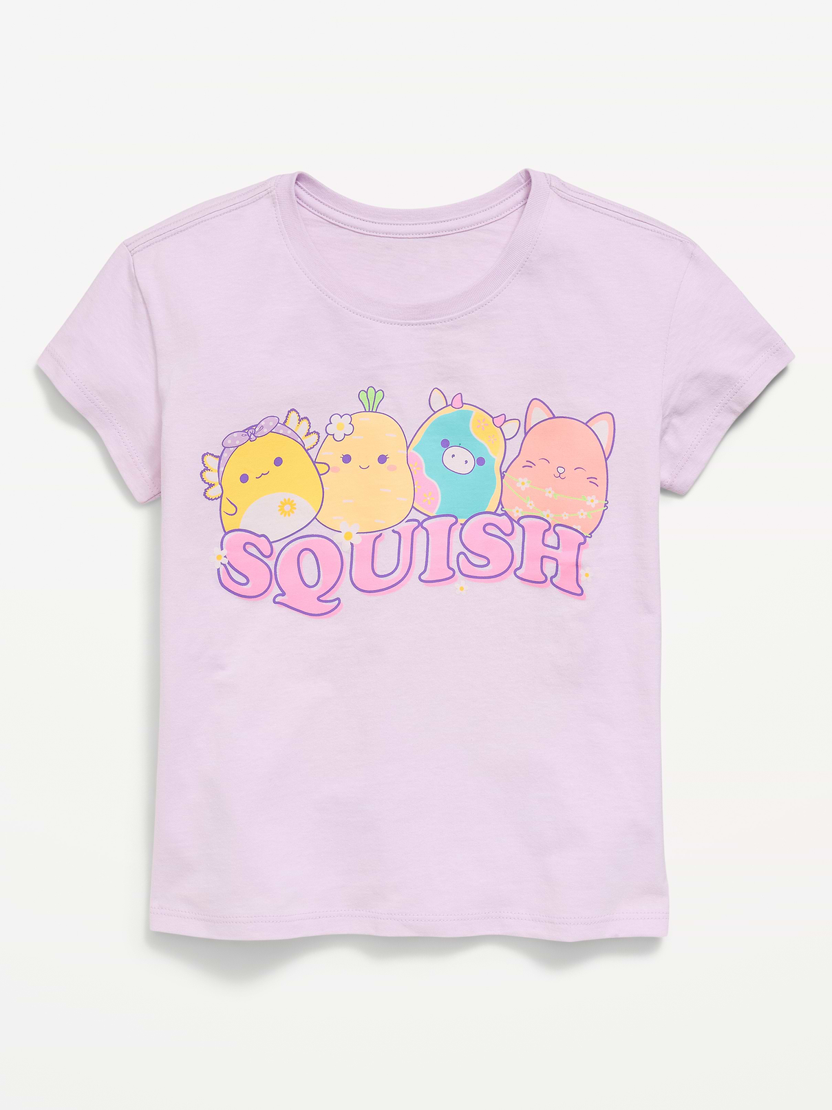 Image number 1 showing, Squishmallows™ Graphic T-Shirt for Girls