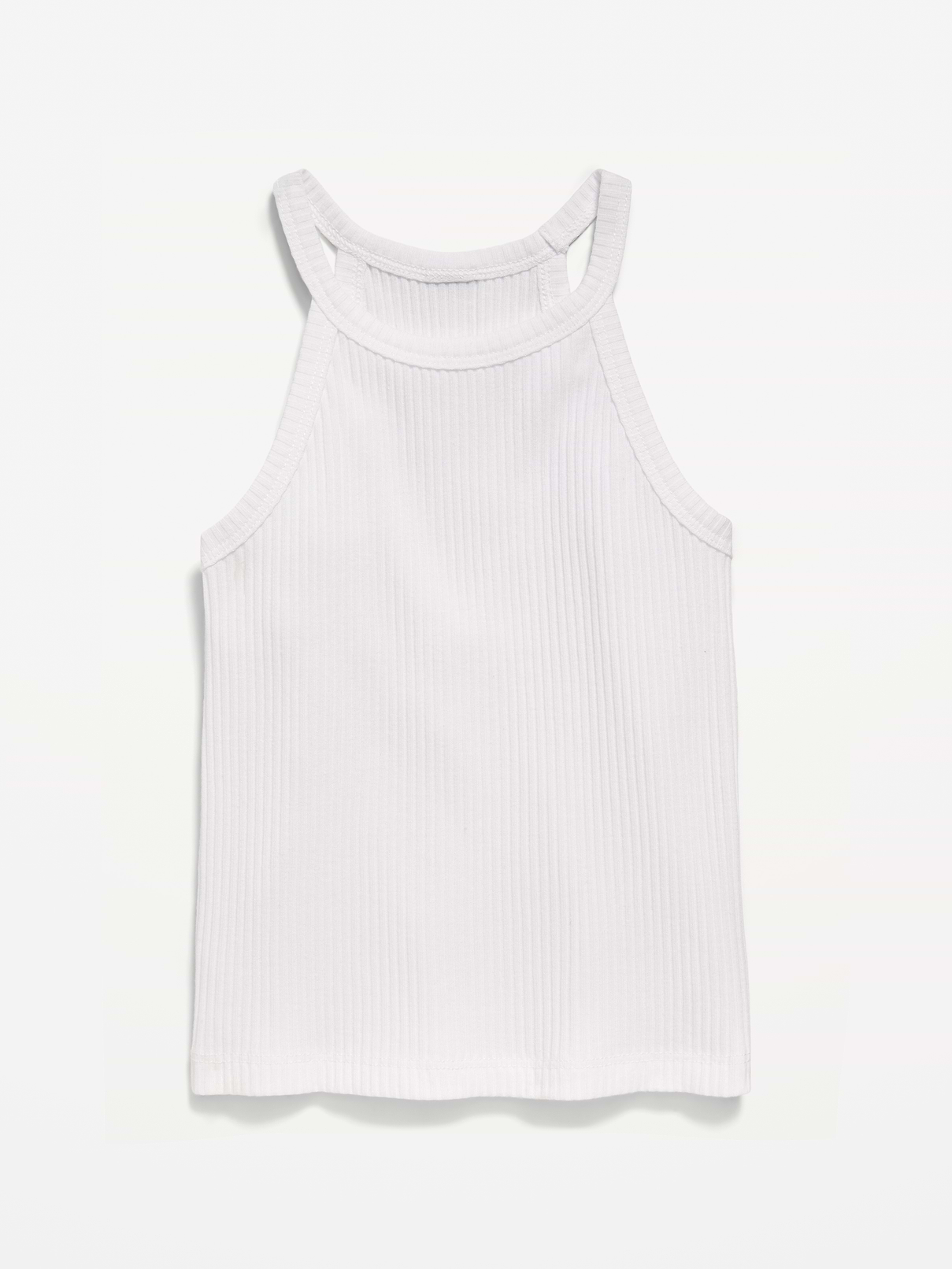 Image number 1 showing, Fitted Ribbed Halter Tank Top for Toddler Girls