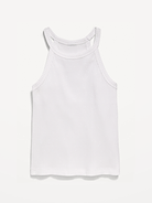 Image number 1 showing, Fitted Ribbed Halter Tank Top for Toddler Girls