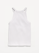 Image number 2 showing, Fitted Ribbed Halter Tank Top for Toddler Girls