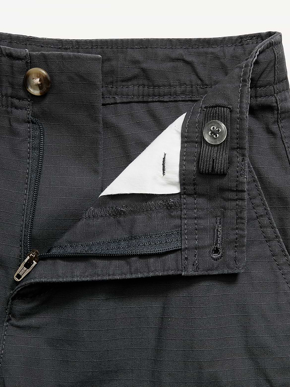 Knee Length Baggy Ripstop Cargo Shorts for Boys