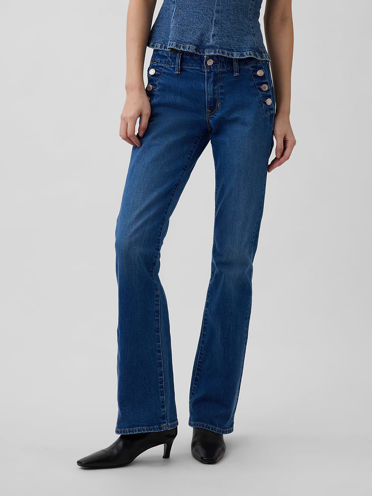 Image number 2 showing, Low Rise Long & Lean Sailor Jeans