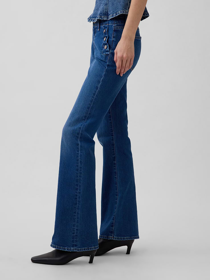 Image number 3 showing, Low Rise Long & Lean Sailor Jeans