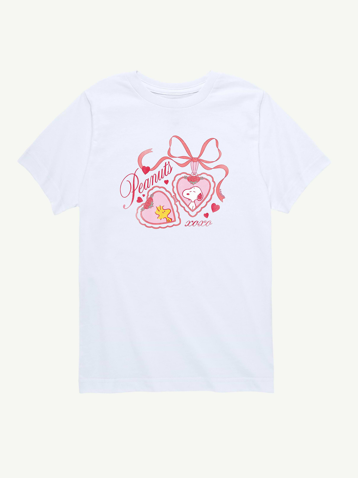 Image number 1 showing, Peanuts Snoopy Woodstock Heart Locket Short Sleeve Graphic T-Shirt For Toddler