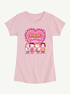 Image number 1 showing, Peanuts Galentines Girls Club Short Sleeve Graphic T-Shirt For Girls