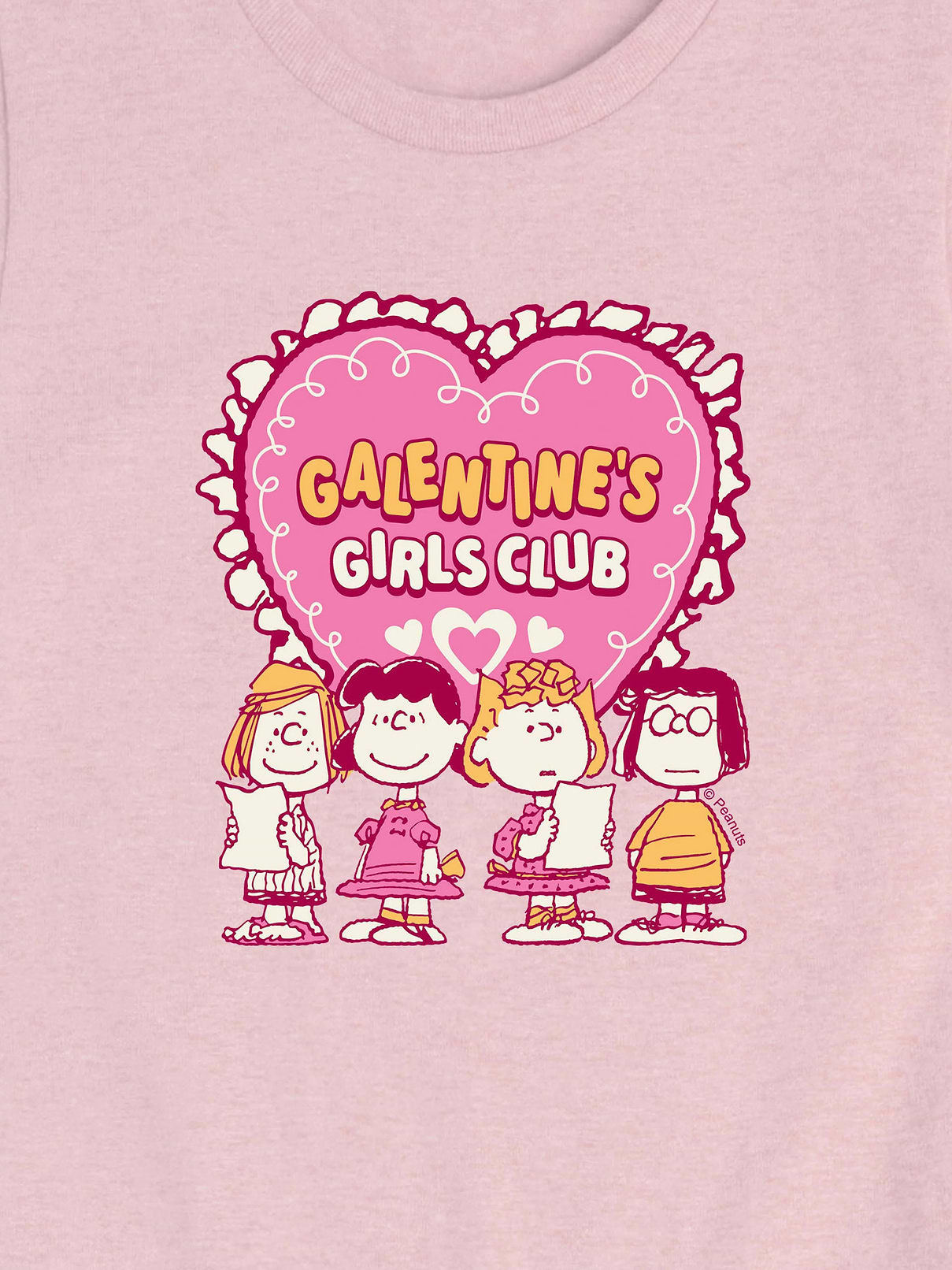 Image number 2 showing, Peanuts Galentines Girls Club Short Sleeve Graphic T-Shirt For Girls