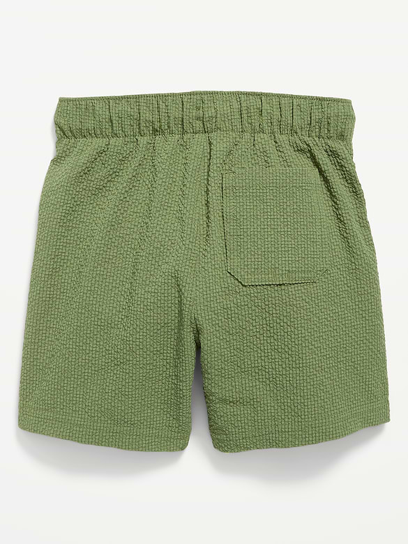 Textured Swim Trunks for Toddler Boys