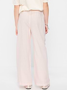 Image number 2 showing, Striped Linen-Blend Wide-Leg Pants for Girls