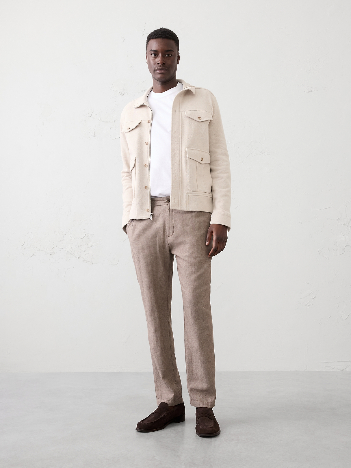 Linen-Blend Pant | Banana Republic Factory