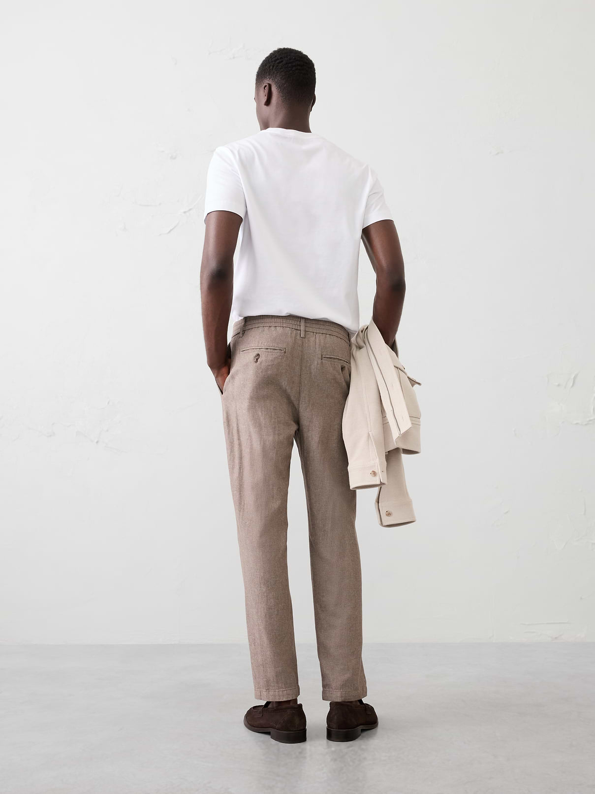BANANA REPUBLIC バナリパ リネンスラックス W31×L30 Linen-Blend Pant | Banana Republic Factory