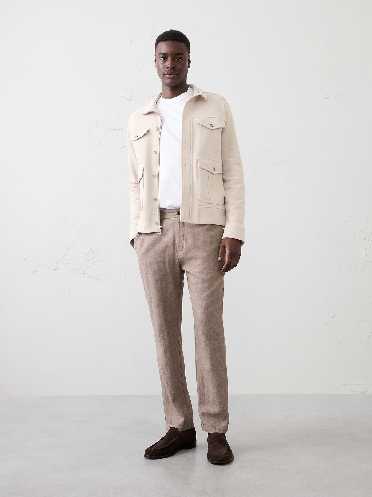 Linen-Blend Pant | Banana Republic Factory