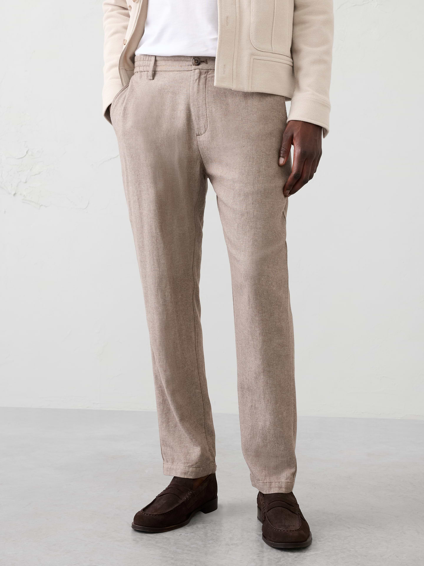 Image number 3 showing, Linen-Blend Pant