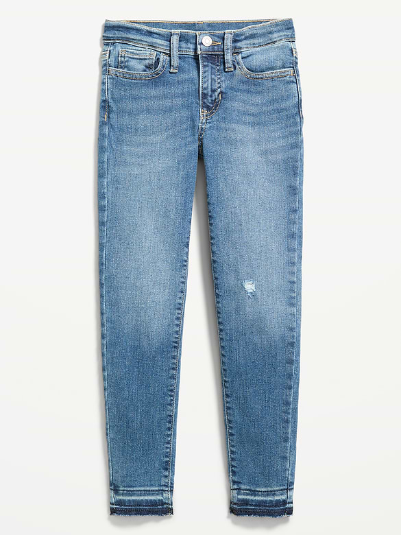 High-Waisted Rockstar 360° Stretch Jeggings for Girls