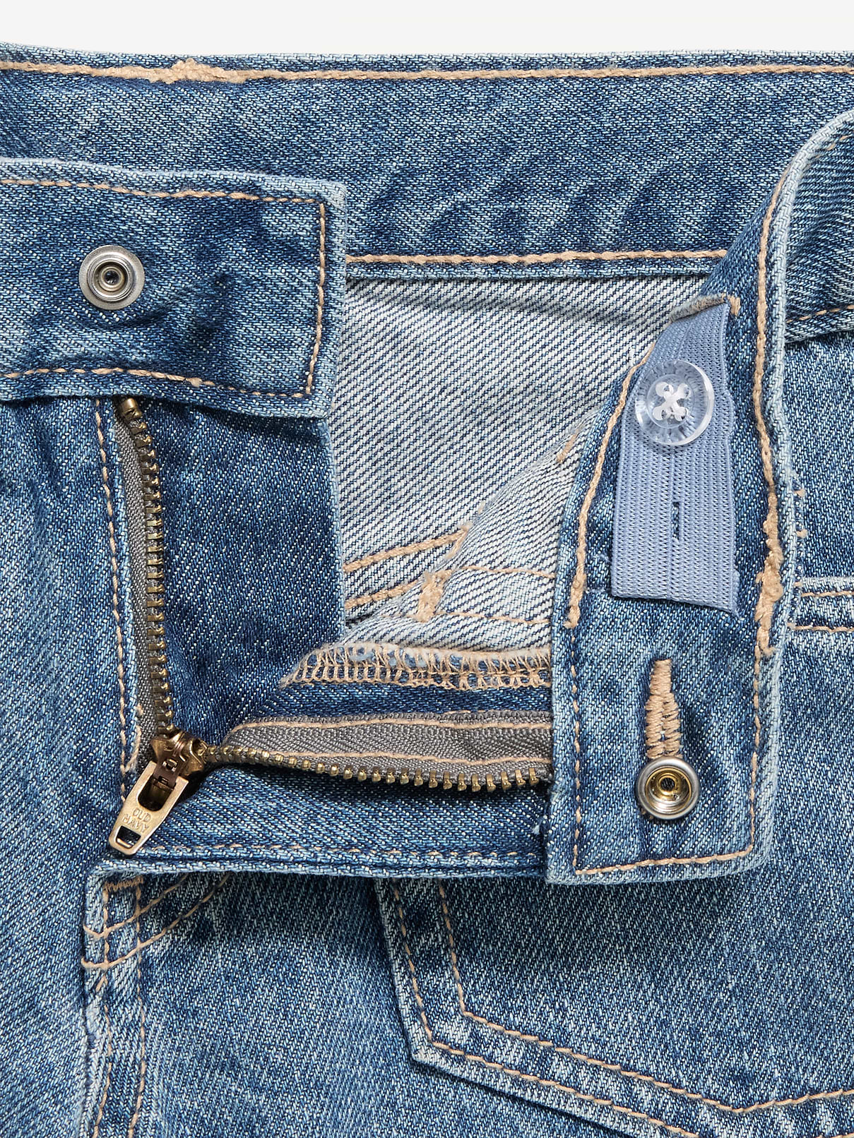Image number 5 showing, Low-Rise Utility Jean Shorts for Girls