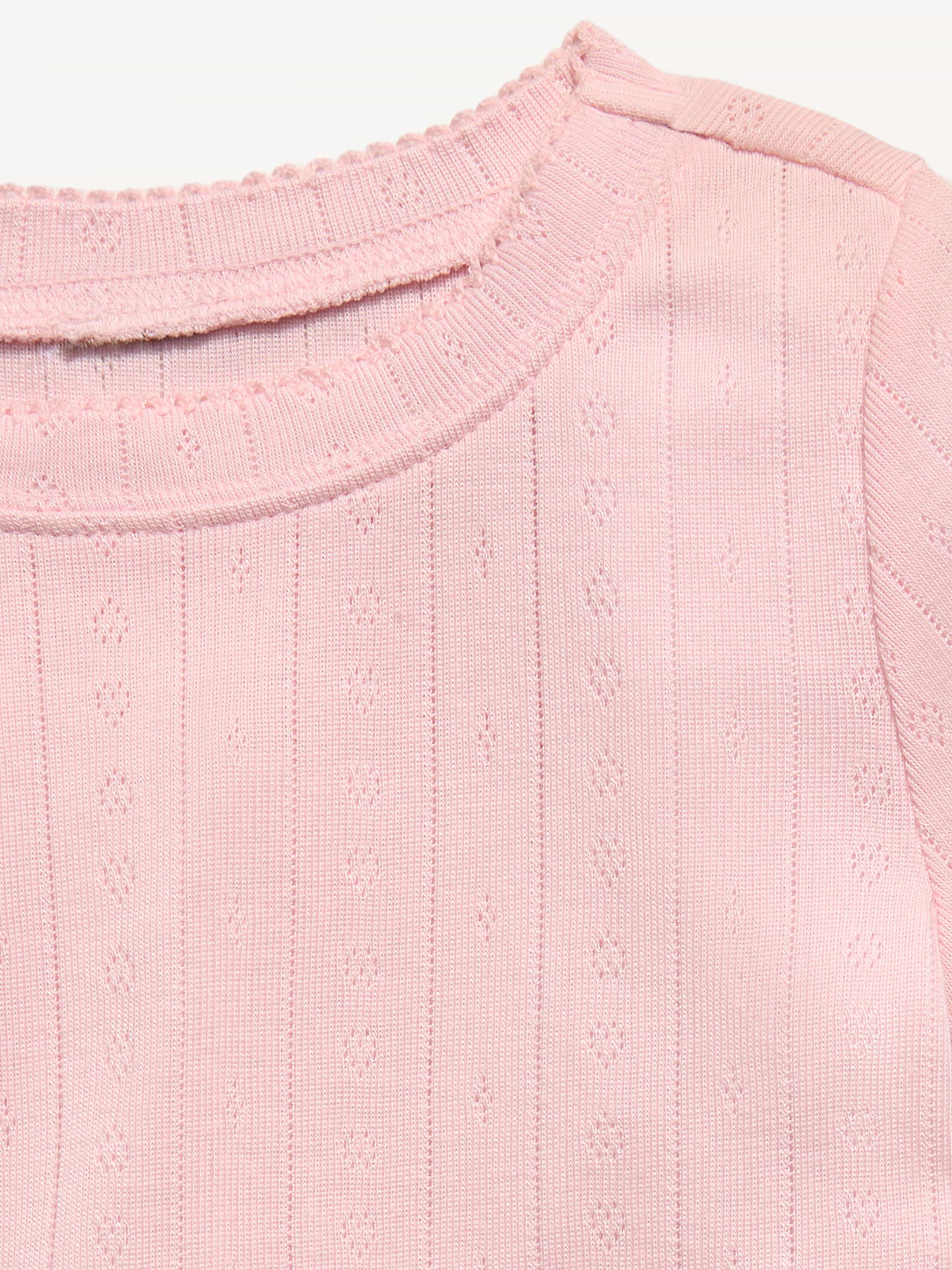 Image number 2 showing, Snug-Fit Pointelle-Knit Pajama Set for Toddler & Baby