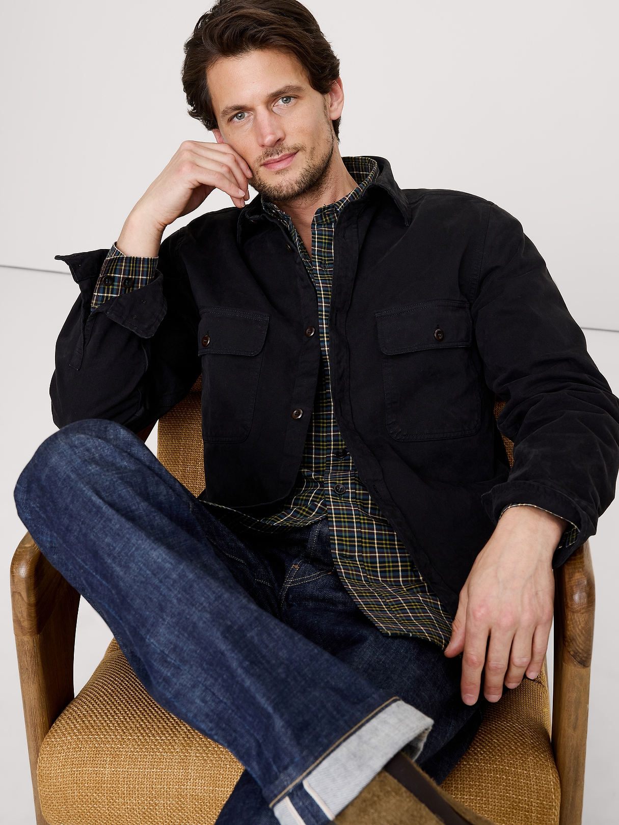 Cotton Twill Overshirt | Banana Republic