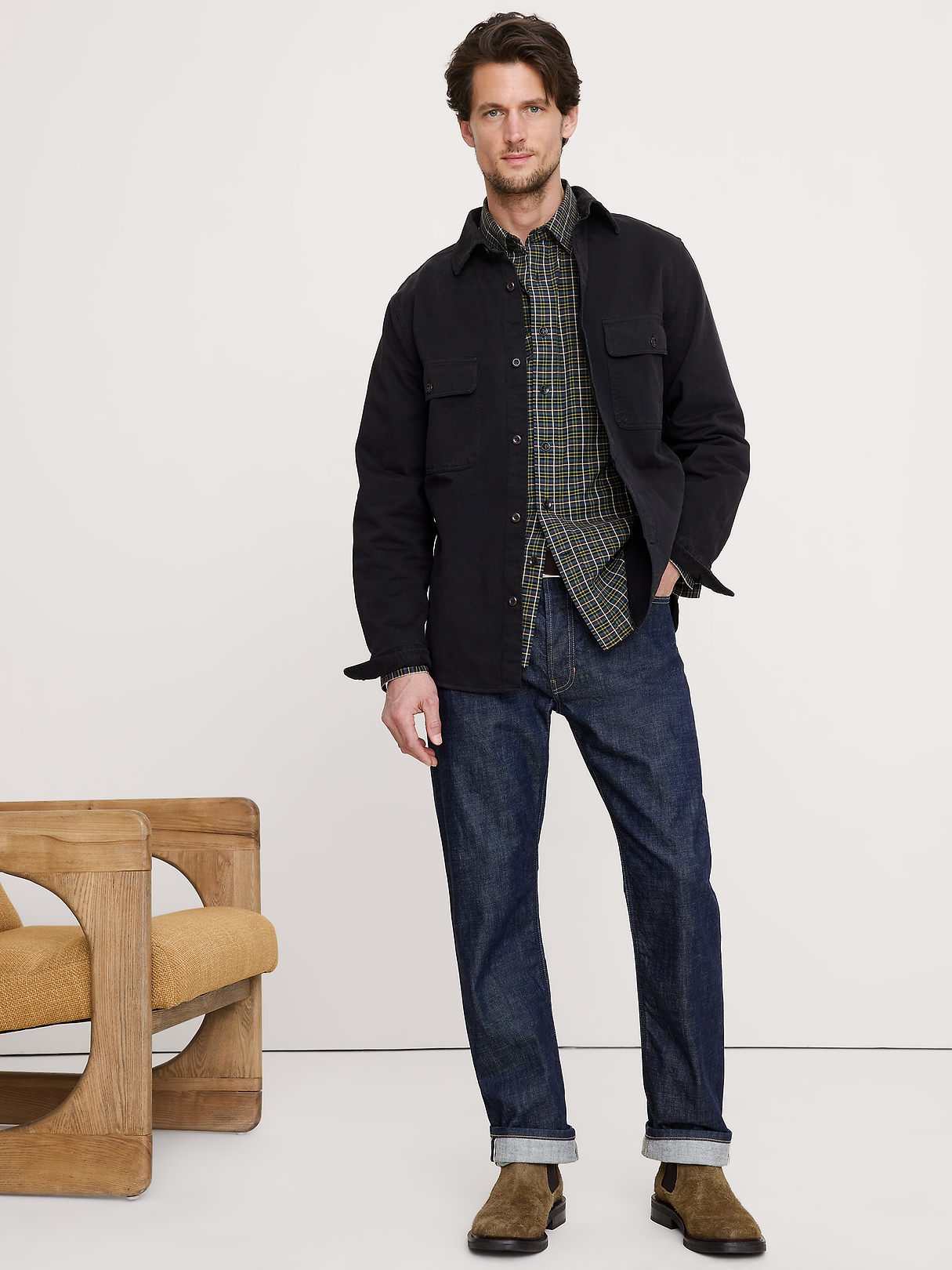 Cotton Twill Overshirt | Banana Republic