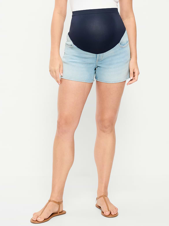 Maternity Full-Panel Wow Short -- 4-inch inseam