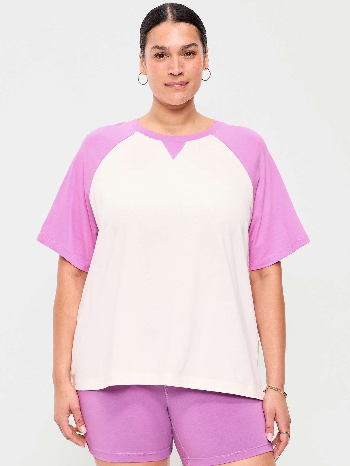 Vintage Crew-Neck Raglan T-Shirt | Old Navy