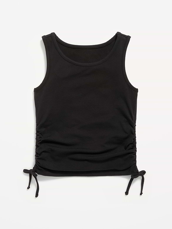 Side-Ruched Tank Top for Girls