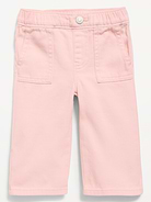 L'image numéro 1 présente Pantalon jambe large à poches utilitaires pour bébé
