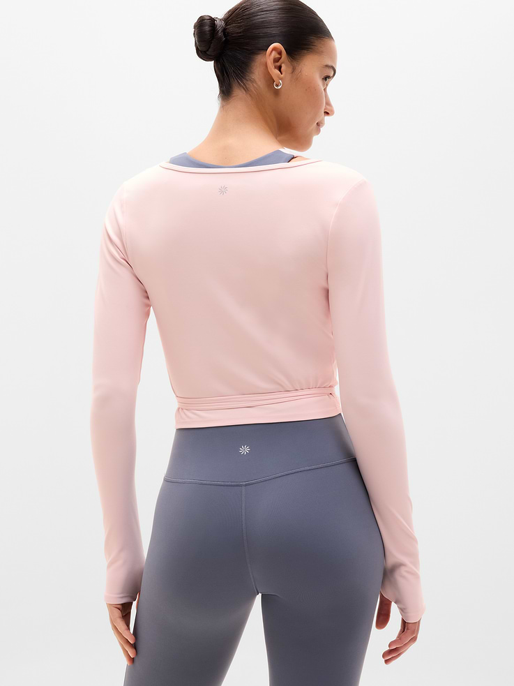Image number 3 showing, Transcend Wrap Crop Top