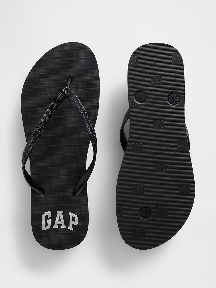 Image 3 of 5, Gap Logo Flip Flops