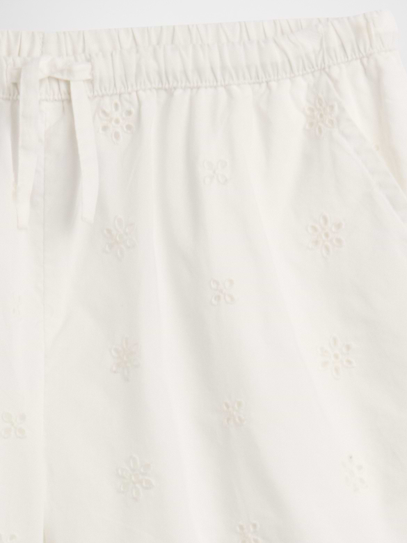 Kids Relaxed Pull-On Eyelet Shorts