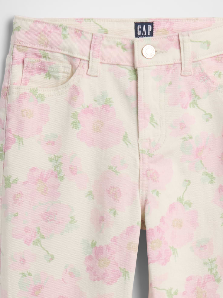Image number 3 showing, Kids High Rise Print '70s Flare Jeans