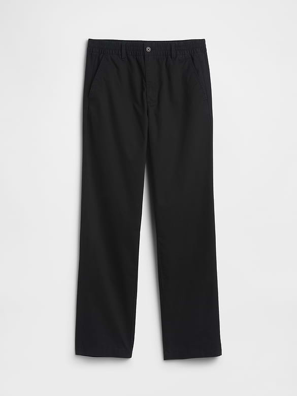 Relaxed Pull-On Khakis