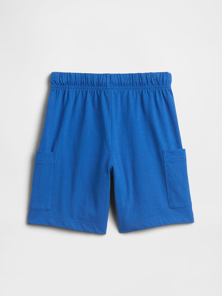 Image 2 of 3, babyGap Pull-On Jersey Cargo Shorts