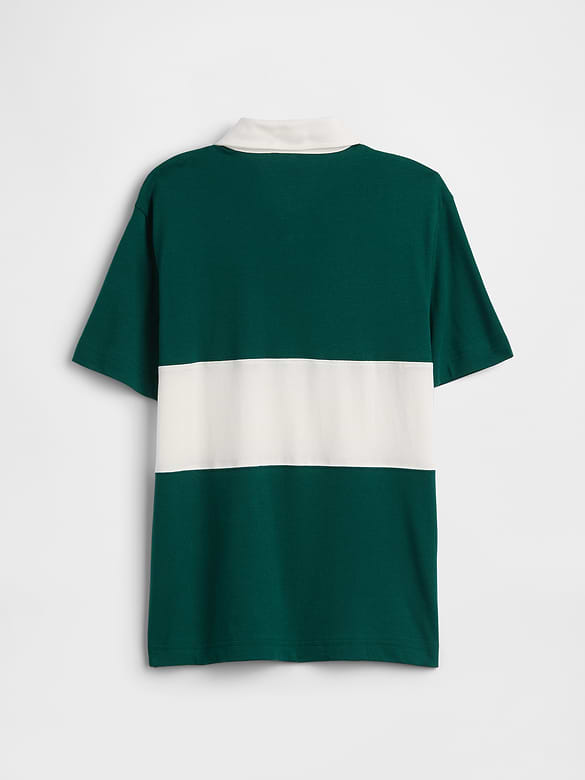 Kids Colorblock Rugby Polo Shirt