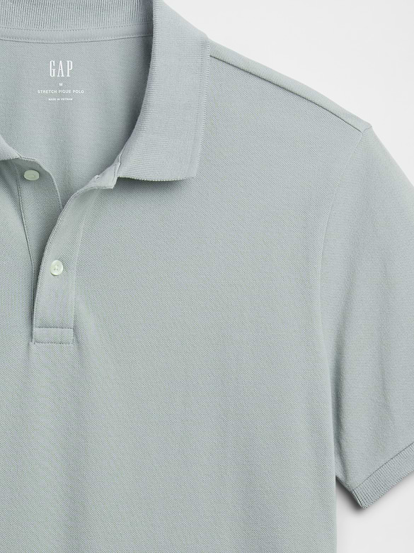 Stretch Pique Polo Shirt