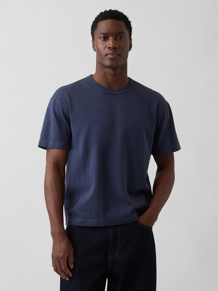 Image number 1 showing, Adult Heavyweight Crop T-Shirt