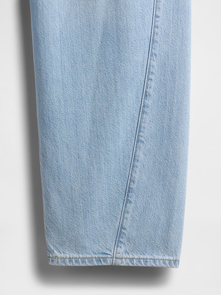 Image number 6 showing, High Rise UltraSoft Barrel Jeans