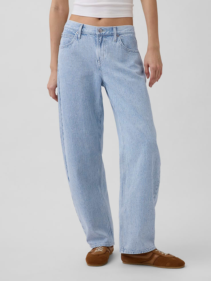 Image number 2 showing, Low Rise UltraSoft Barrel Jeans