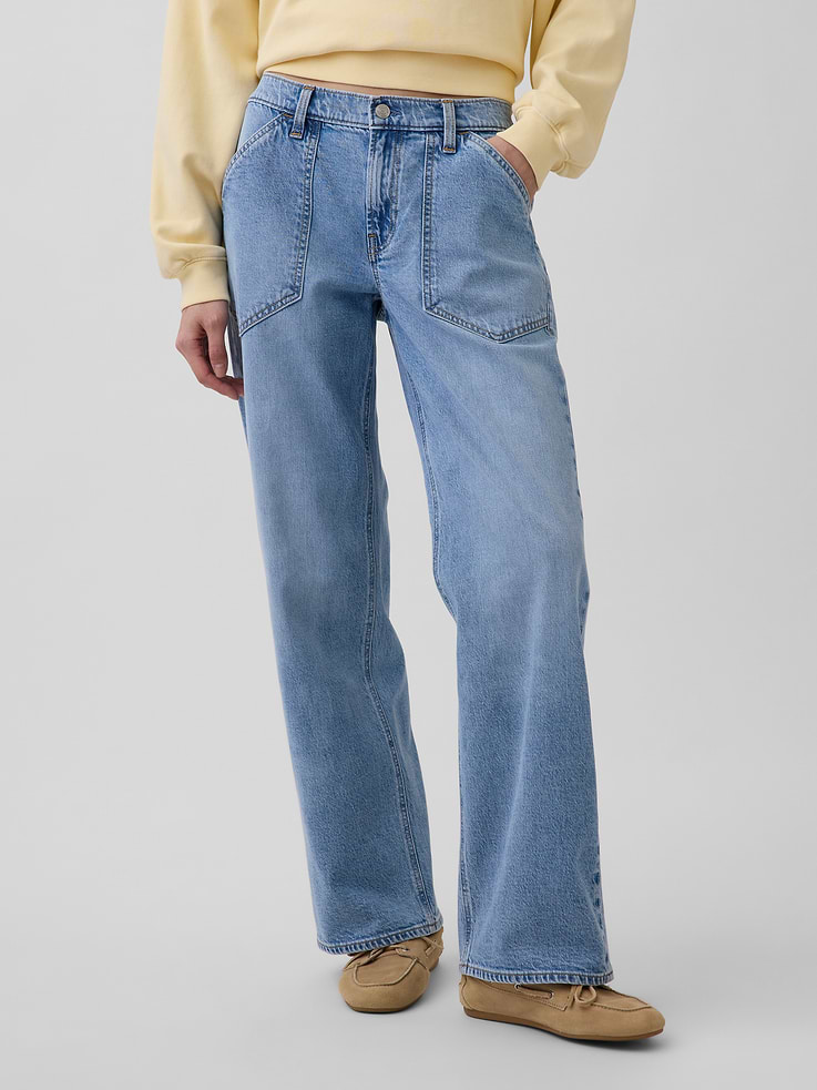 Image number 2 showing, Low Rise '90s Loose Jeans