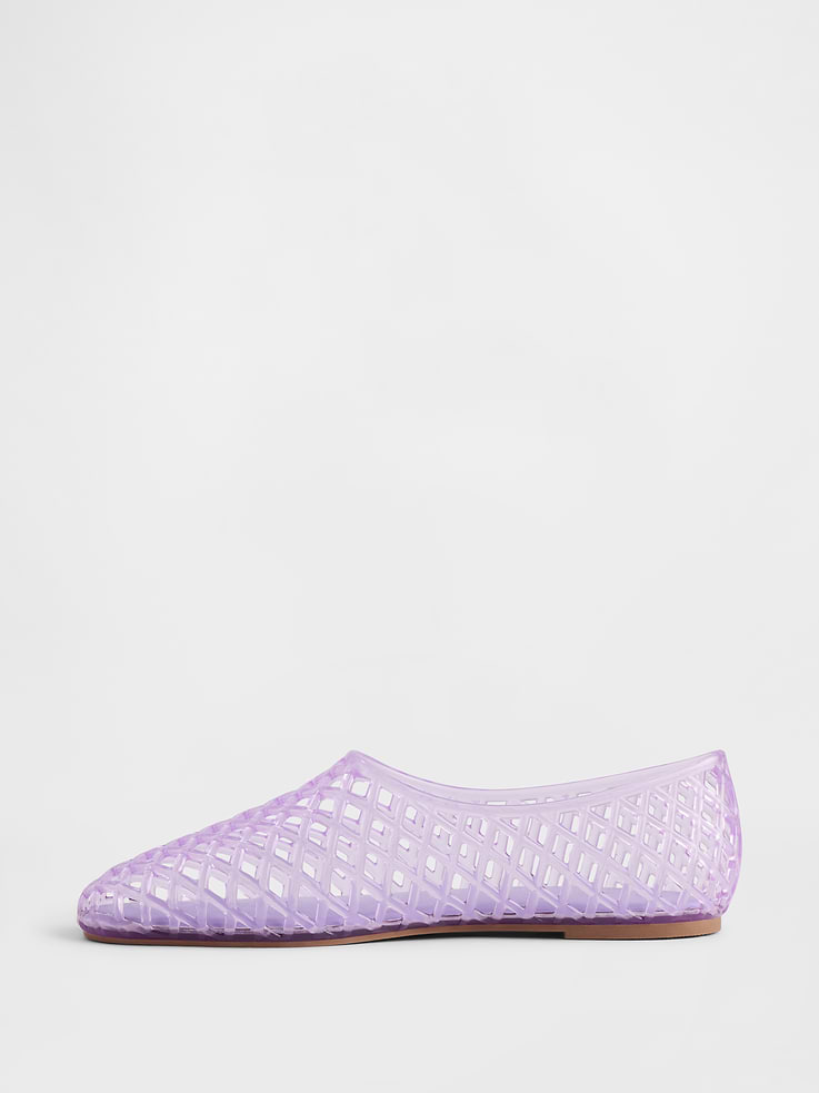 Image number 5 showing, Kids Jelly Ballet Flats