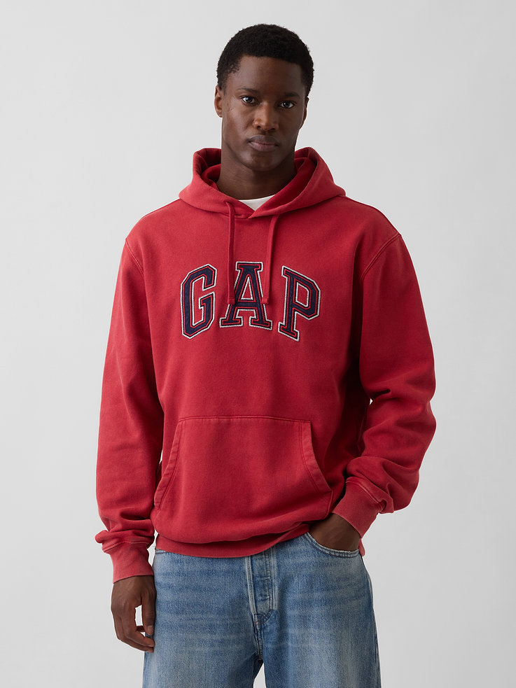 Image number 1 showing, Adult VintageSoft Relaxed Logo Hoodie