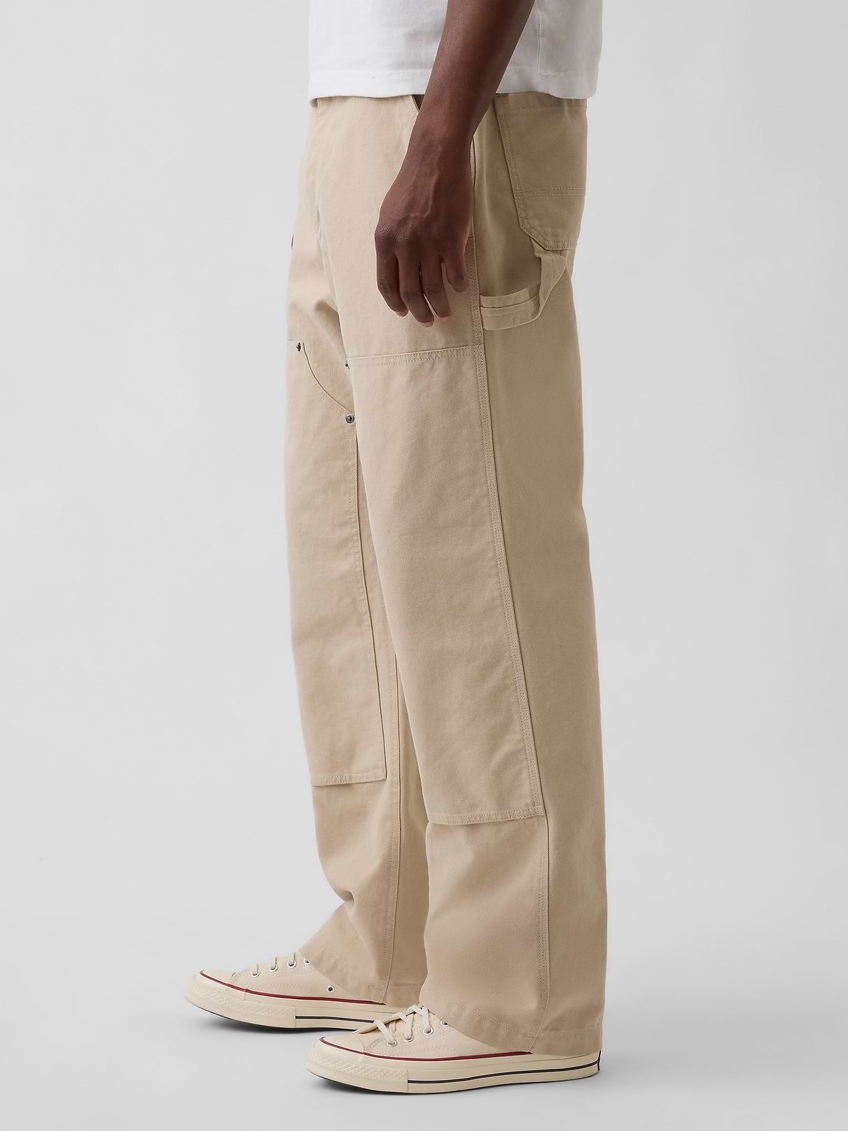 90s Loose Canvas Double-Knee Carpenter Pants | Gap