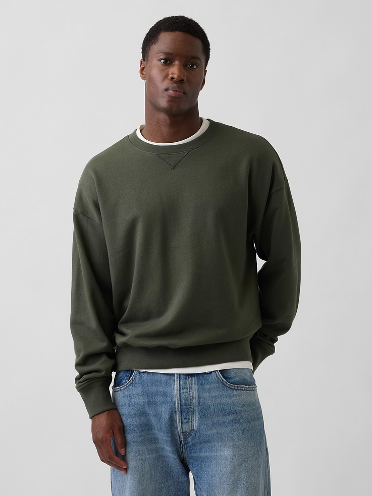Image number 1 showing, Adult Heavyweight French Terry Oversized Sweatshirt