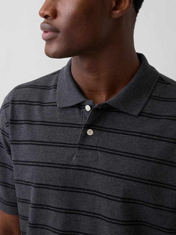 Relaxed Pique Polo