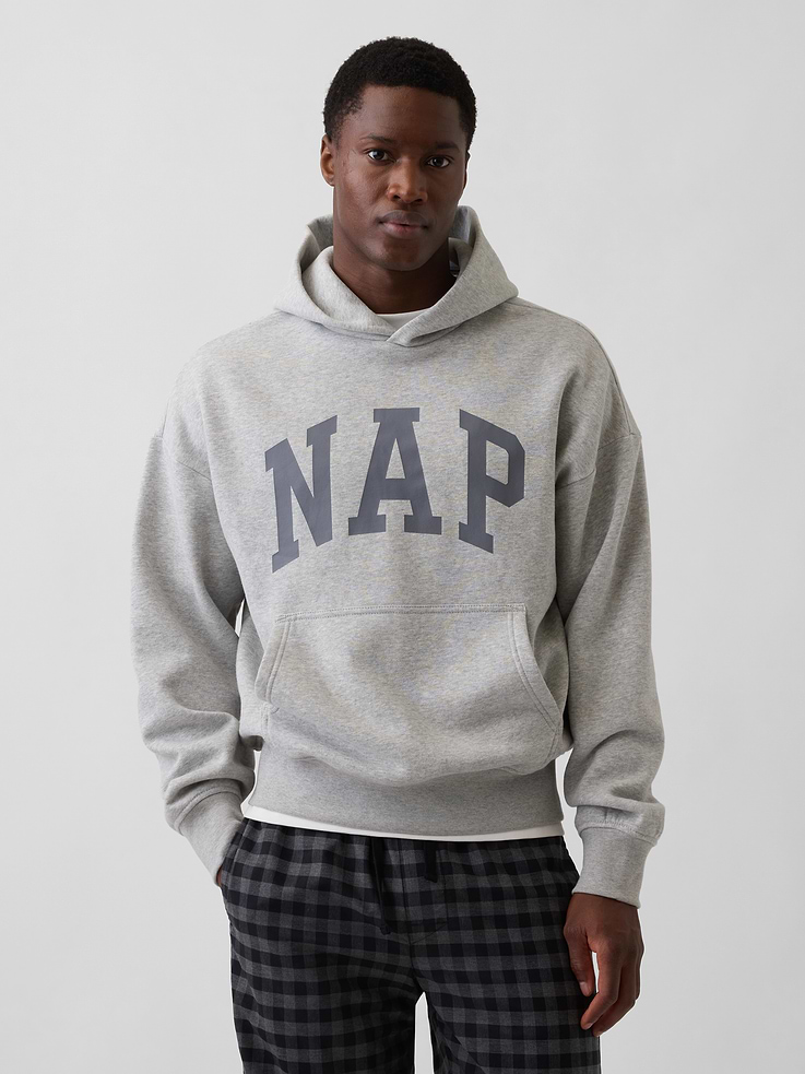Image number 1 showing, Adult VintageSoft NAP Logo Hoodie