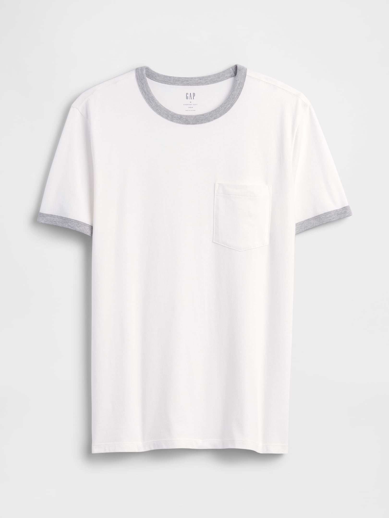 Everyday Soft Ringer Pocket T-Shirt | Gap Factory