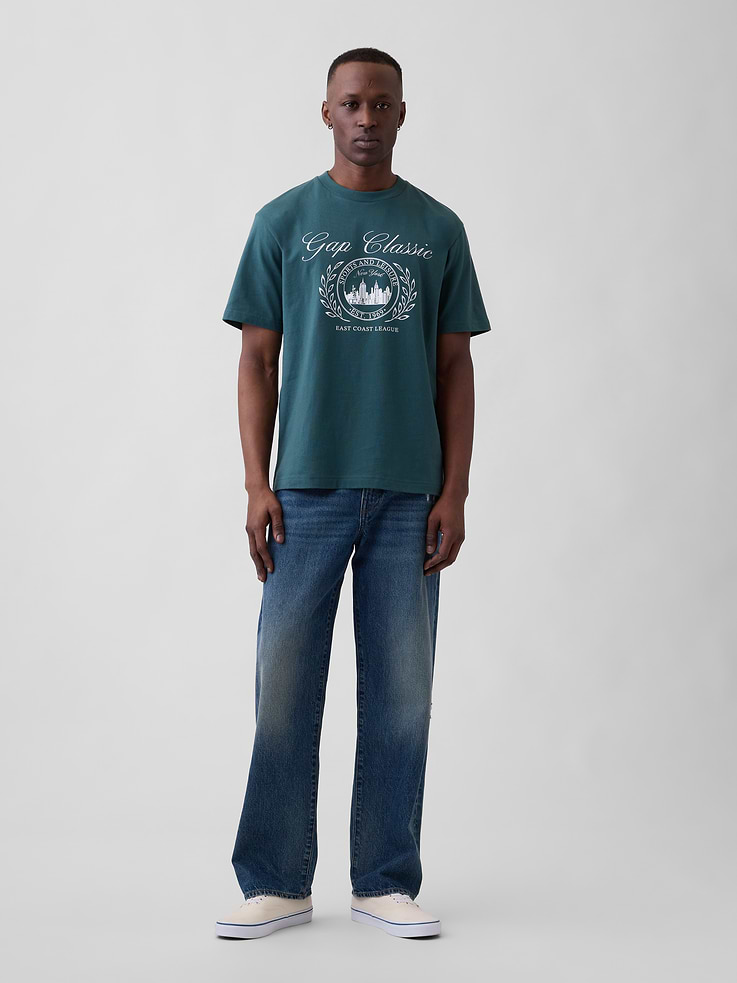 Image 3 of 5, Everyday Soft Relaxed Graphic T-Shirt