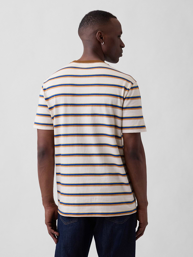 Image 2 of 5, Everyday Soft Stripe Crewneck T-Shirt