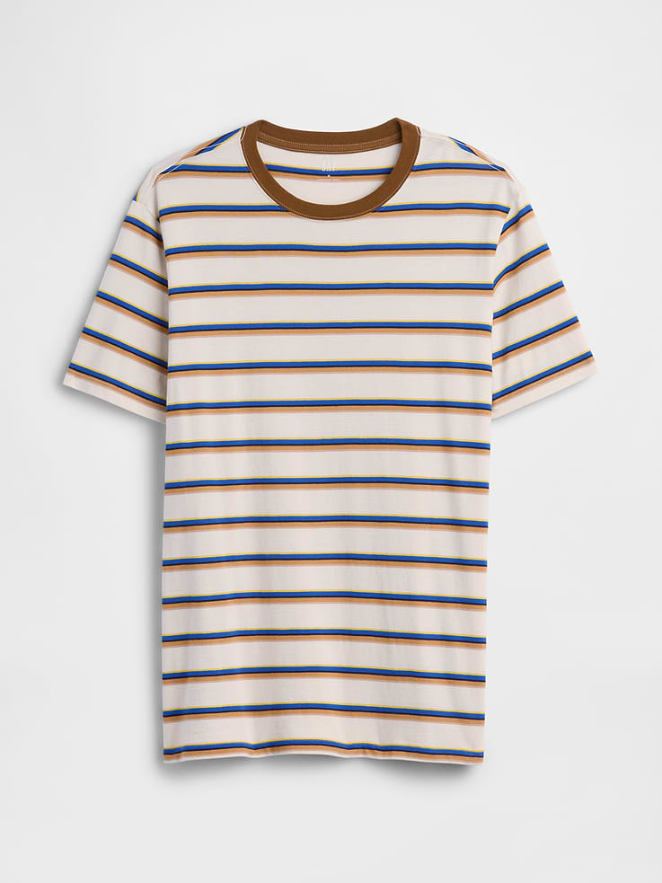 Image 5 of 5, Everyday Soft Stripe Crewneck T-Shirt